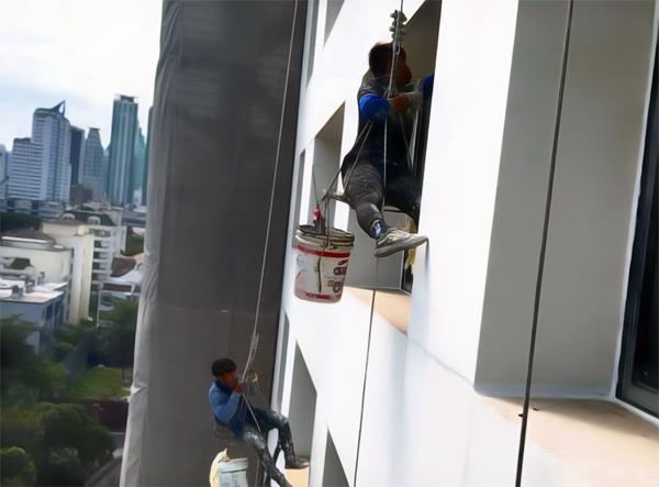 Exterior Painting - Lasting protection and aesthetics by CK Spider rope access specialists